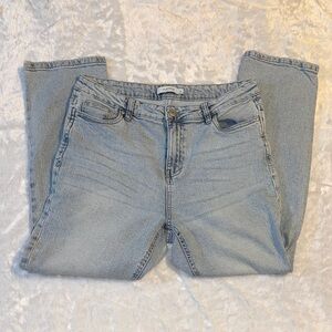 Light Blue Straight Leg Women’s Jeans by MYSTYLE